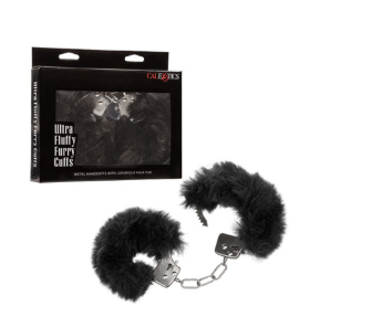 Ultra Fluffy Furry Cuffs - Black