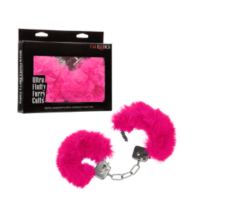 Ultra Fluffy Furry Cuffs - Pink