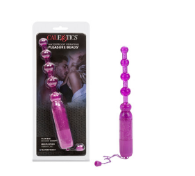 Waterproof Vibrating Pleasure Beads™ - Purple