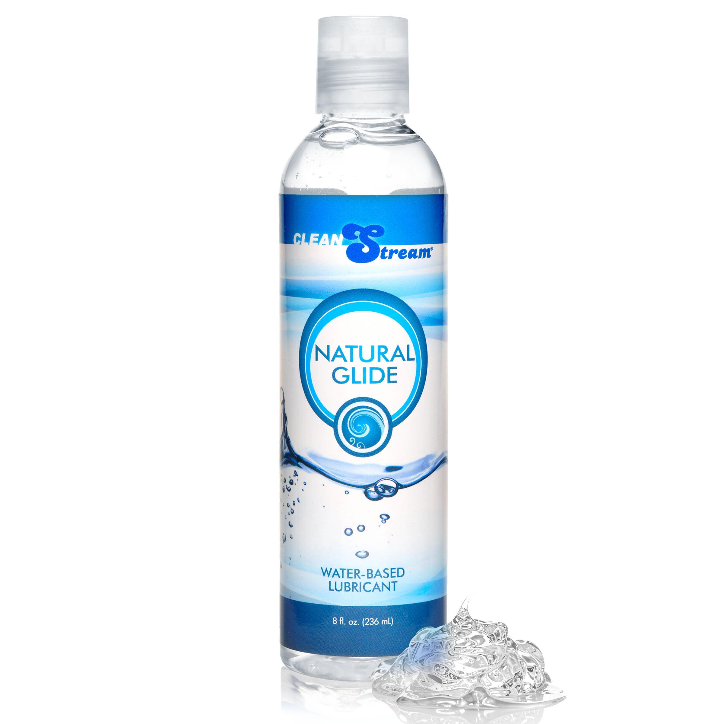 CleanStream Water-Based Anal Lube, 8 oz.