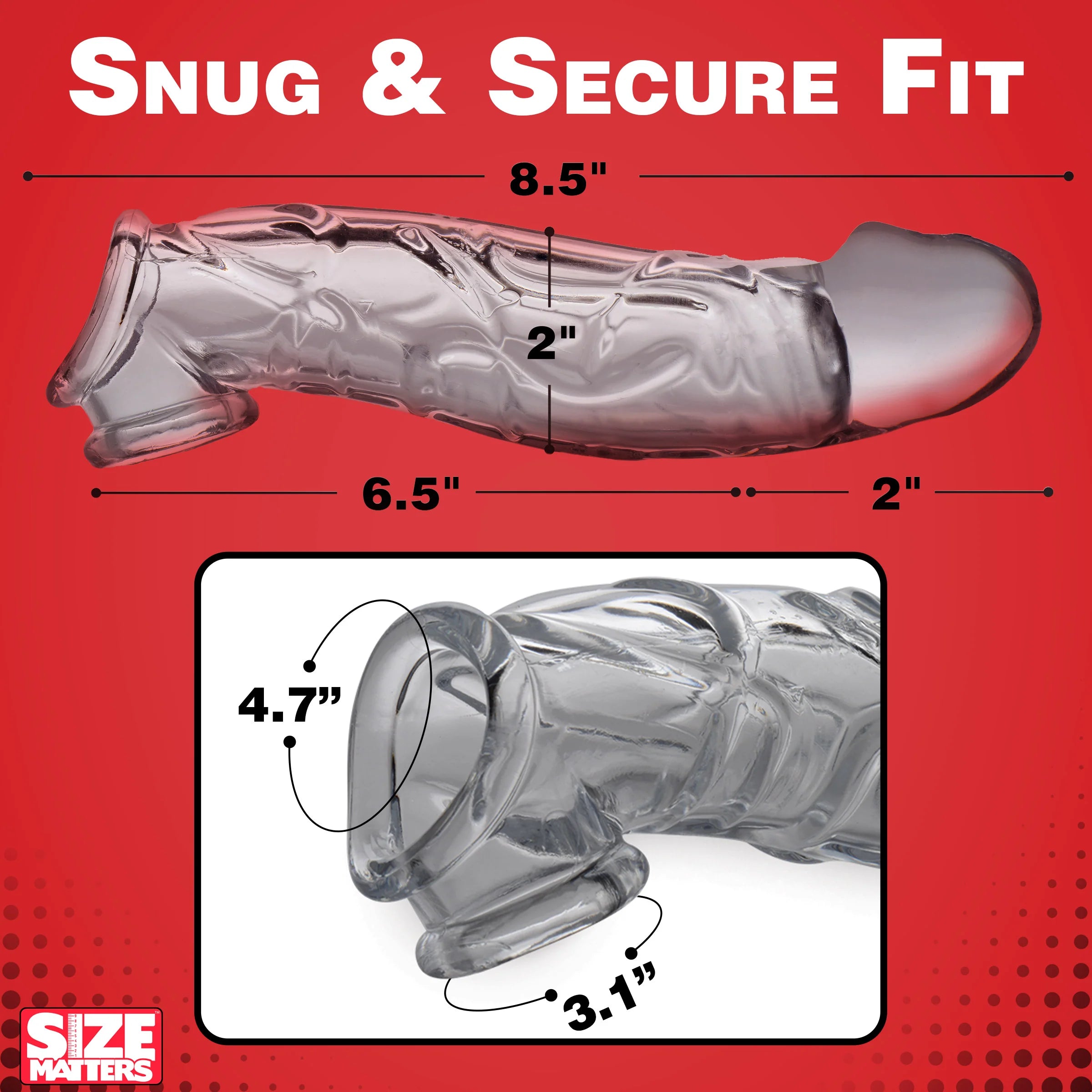 2 Inch Clear Extender Sleeve
