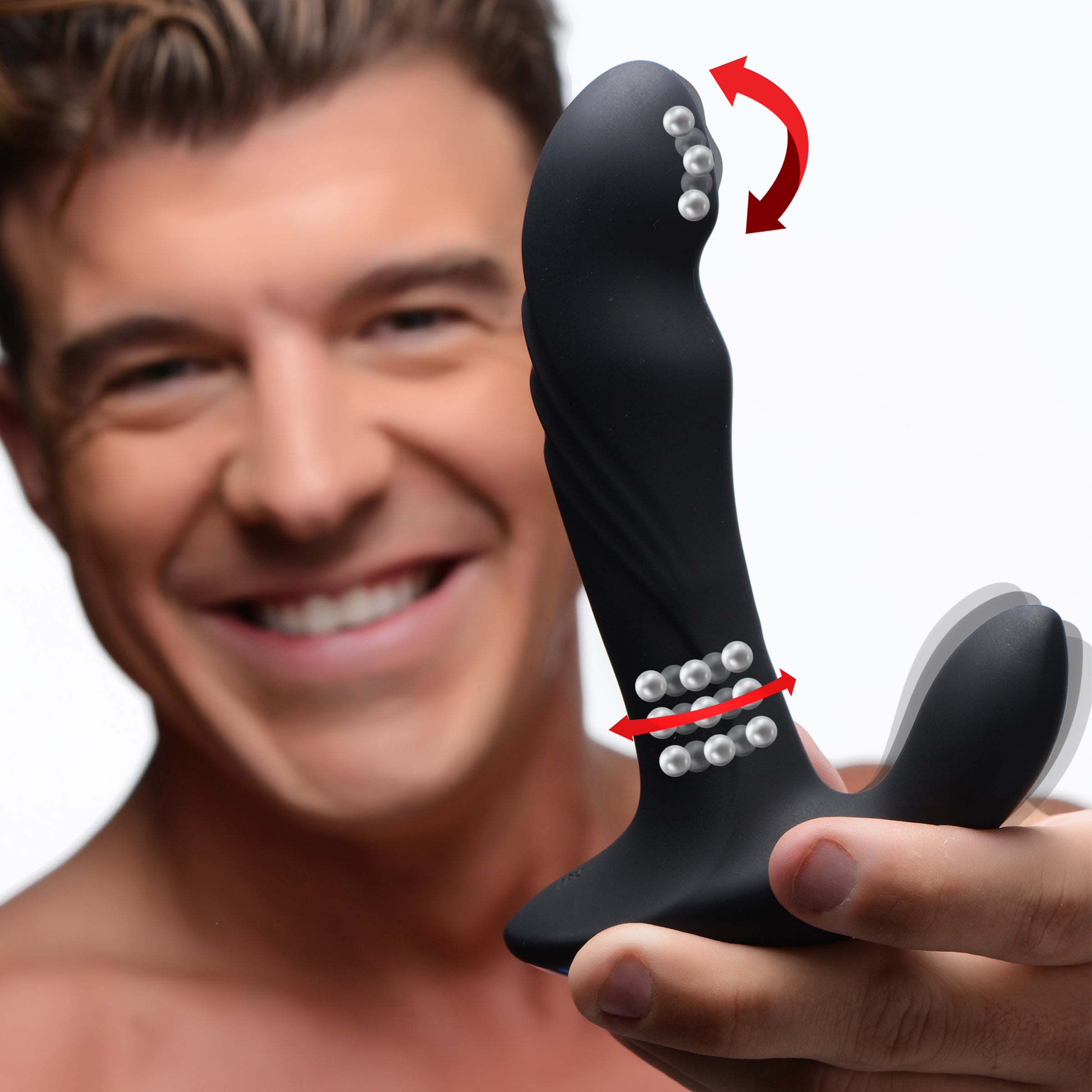 17X P-TRIGASM 3-in-1 Silicone Prostate Stimulator
