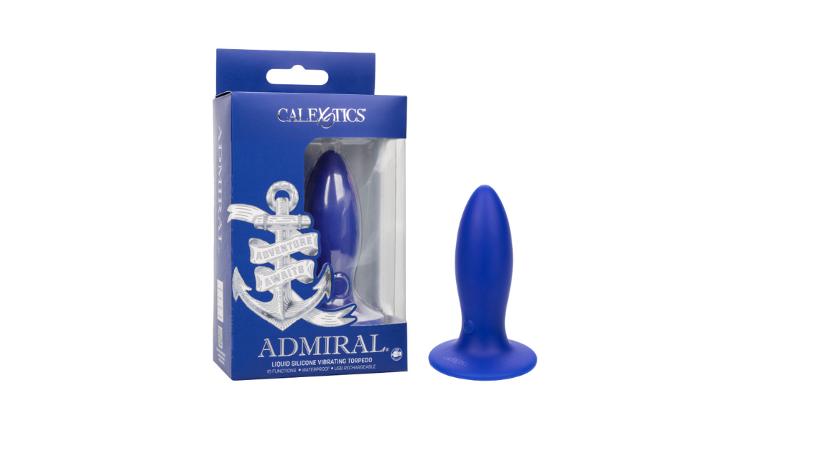 Admiral® Liquid Silicone Vibrating Torpedo