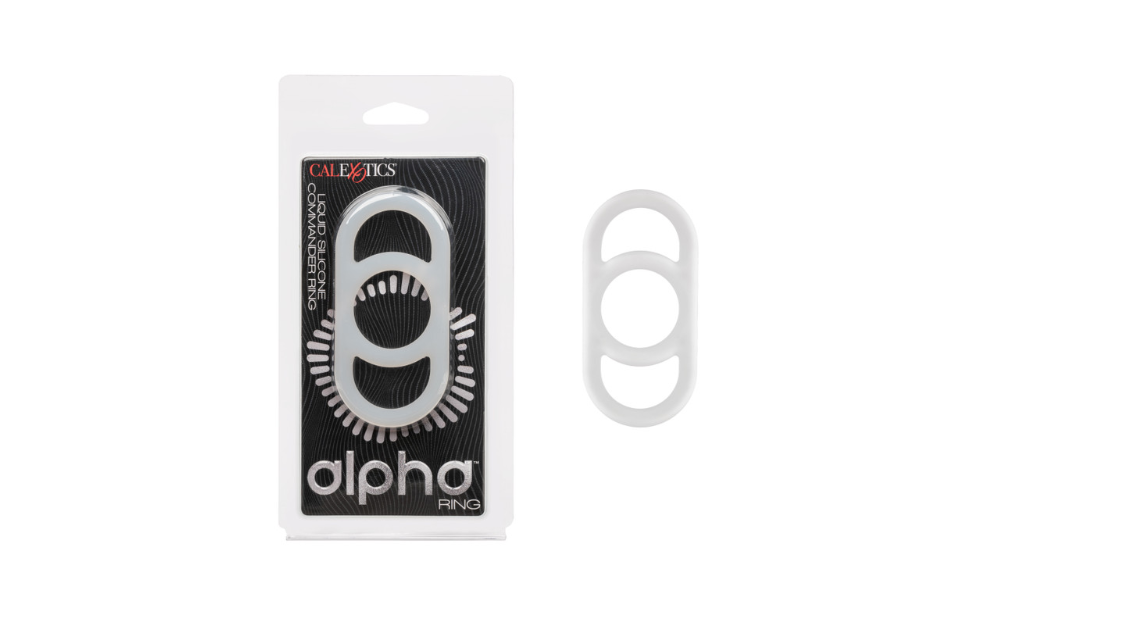 Alpha™ Liquid Silicone Commander Ring - Natural