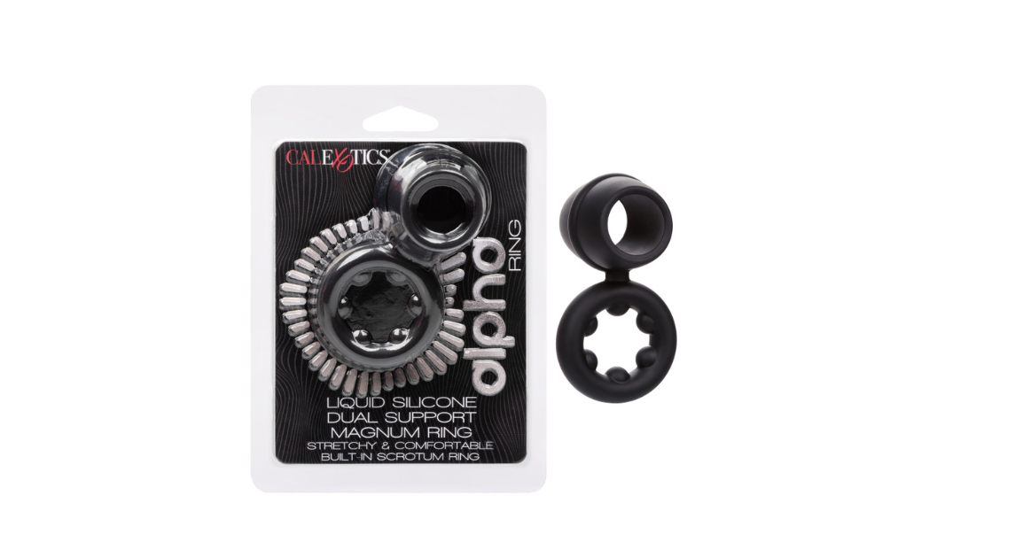 Alpha™ Liquid Silicone Dual Magnum Ring