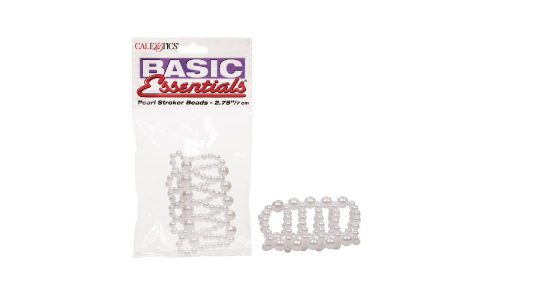 Basic Essentials® Pearl Stroker Beads 2.75"/7 cm