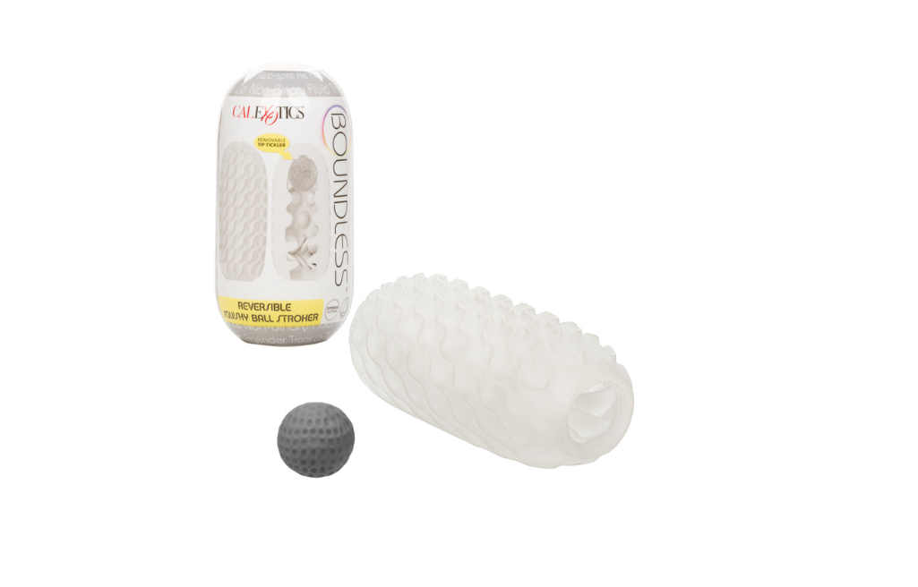 Boundless® Reversible Squishy Ball Stroker - Smoke