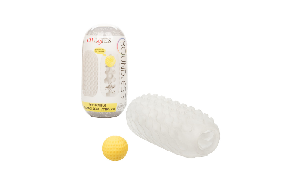 Boundless® Reversible Squishy Ball Stroker - Yellow