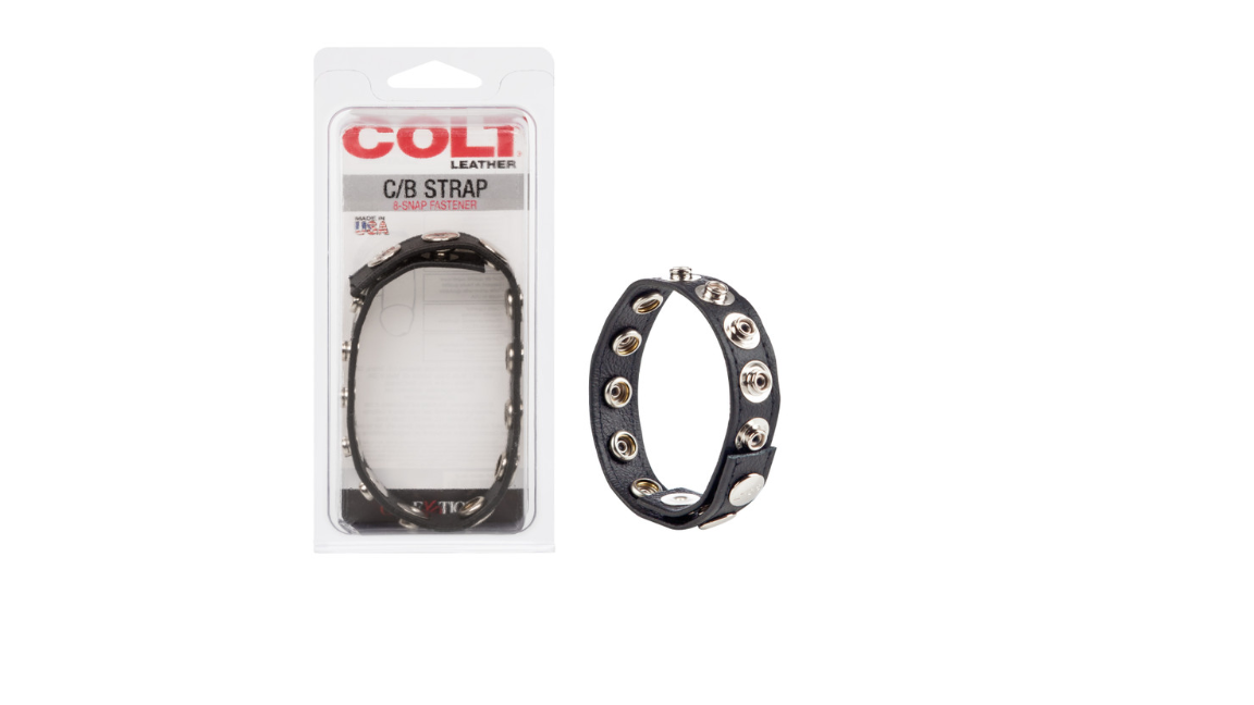 COLT® Leather C/B Strap 8-Snap Fastener