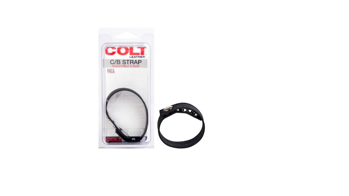 COLT® Leather C/B Strap Adjustable 3-Snap