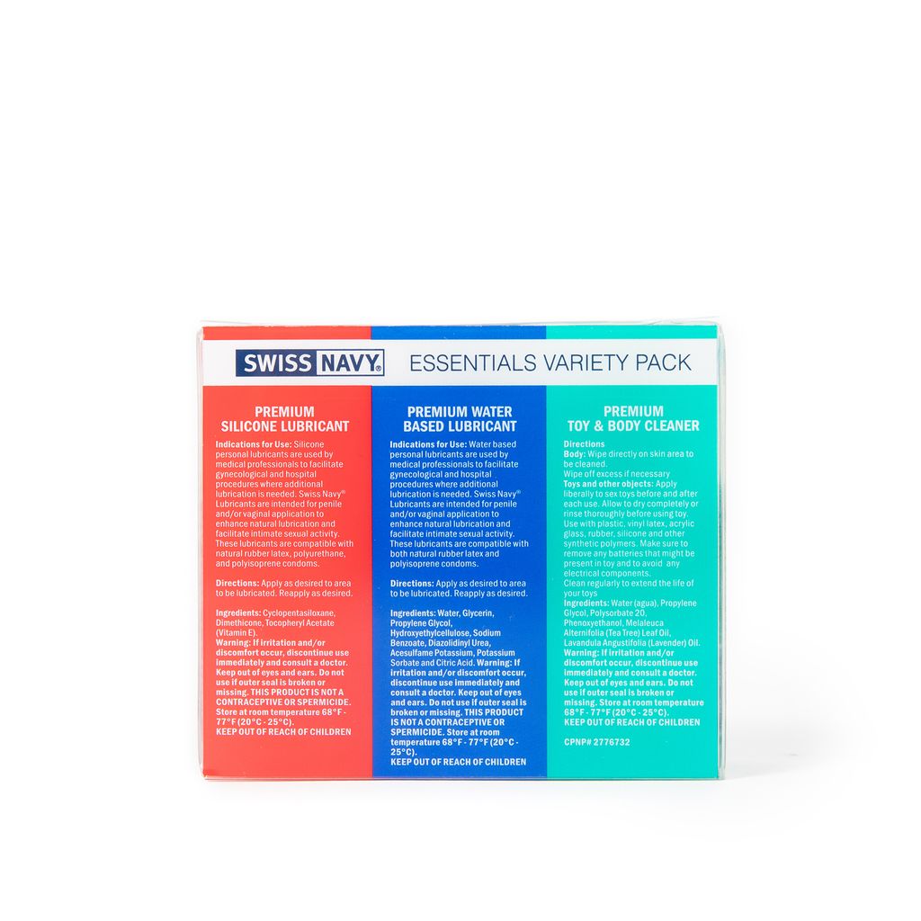 Swiss Navy® Essentials Variety Pack, 3-1oz