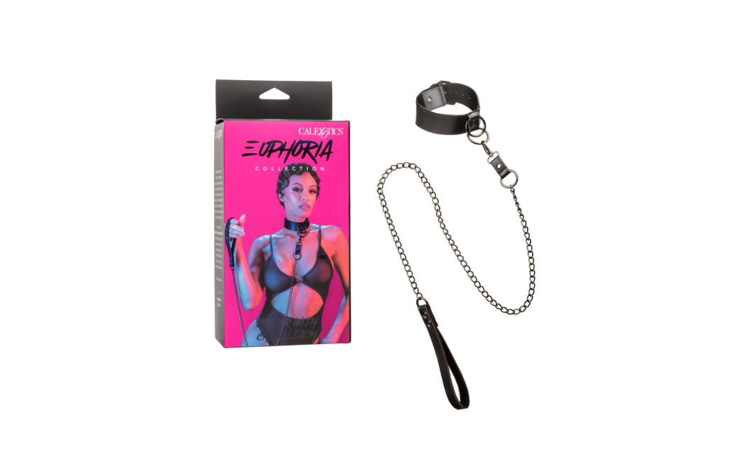 Euphoria Collection Collar with Chain Leash
