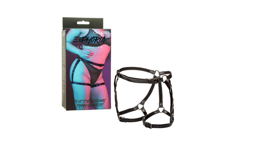 Euphoria Collection Plus Size Riding Thigh Harness