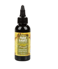 Fuck Sauce Flavored Water-Based Personal Lubricant - Pineapple 2 fl. oz.