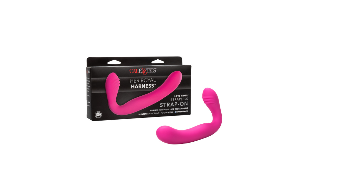 Her Royal Harness® Love Rider® Strapless Strap-On - Pink