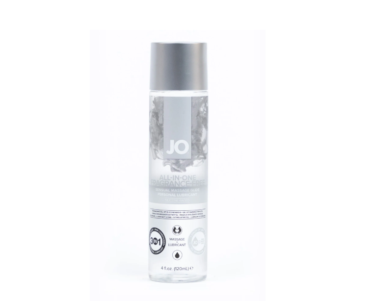 JO All-In-One Massage Glide - Fragrance Free - Massage 4 floz / 120 mL