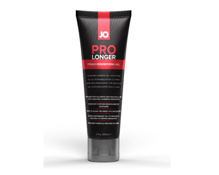 JO Prolonger Gel - Benzocaine Free - Desensitizer 2 floz / 60 mL