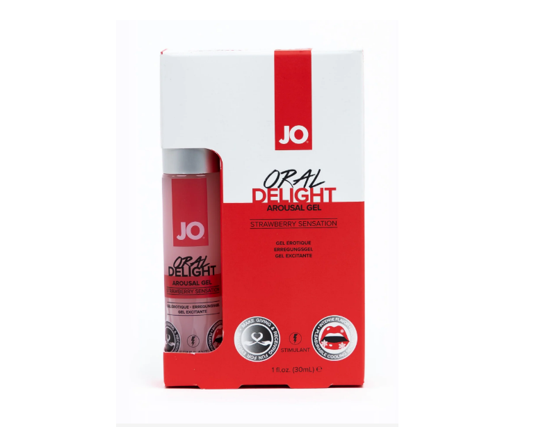 JO Oral Delight  - Strawberry - Stimulant 1 floz / 30 mL