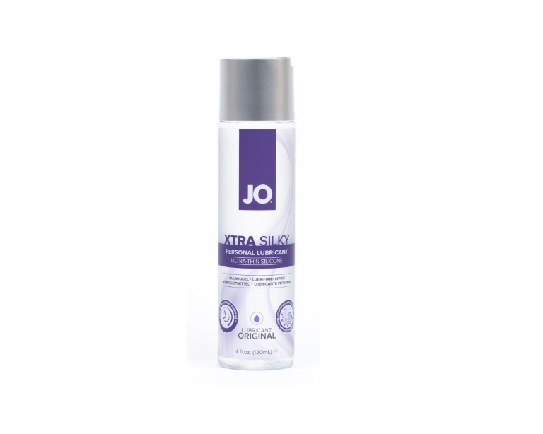 JO Xtra Silky Thin Silicone - Original - Lubricant 4 oz / 120 mL
