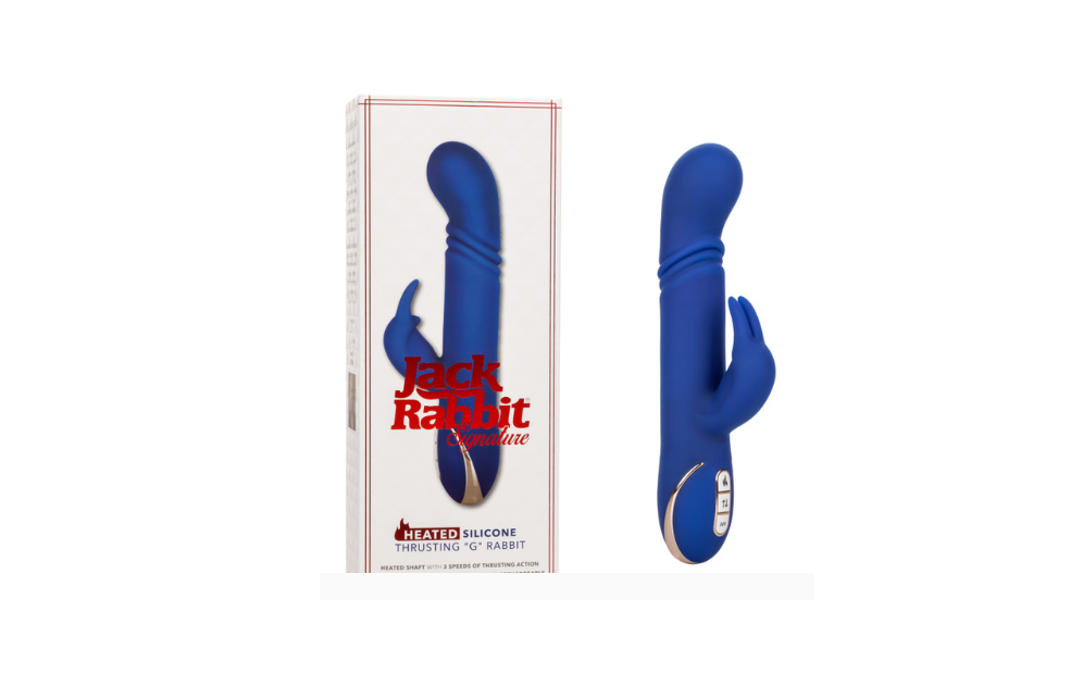 Jack Rabbit® Signature Heated Silicone Thrusting "G" Rabbit