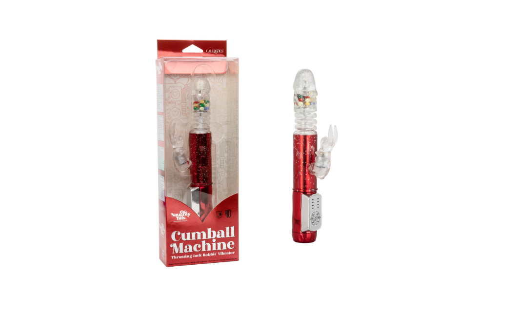 Naughty Bits® Cumball Machine™ Thrusting Jack Rabbit® Vibrator