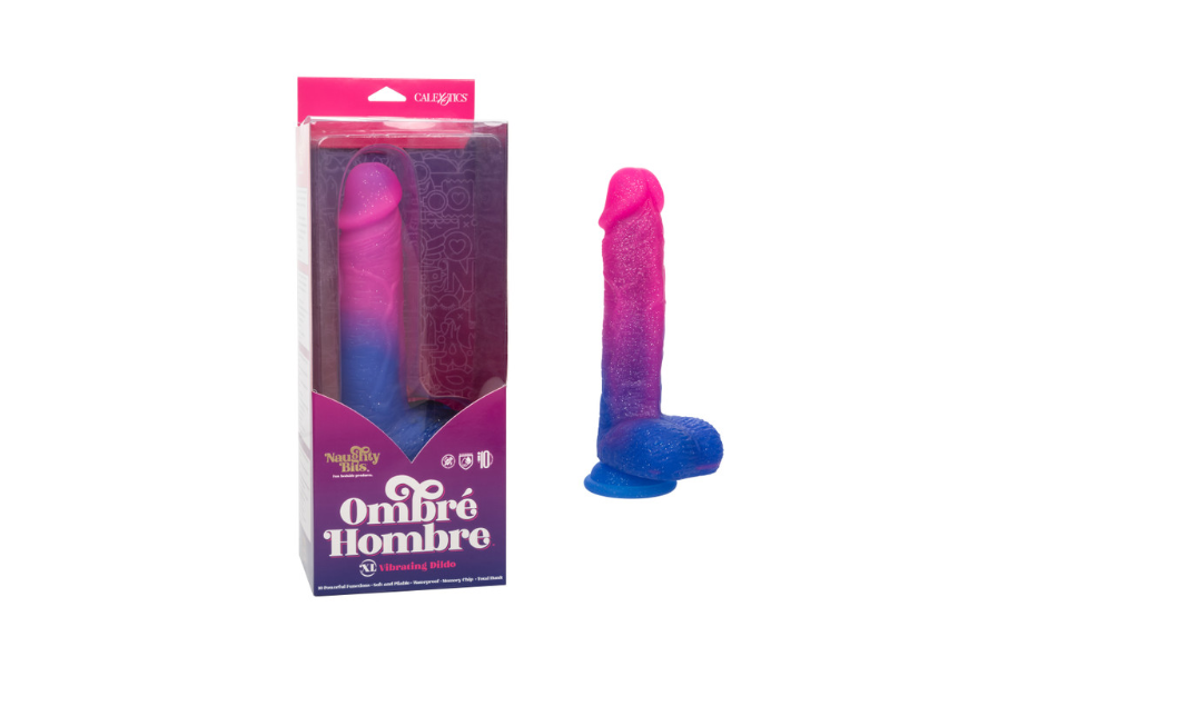 Naughty Bits® Ombré Hombre® XL Vibrating Dildo