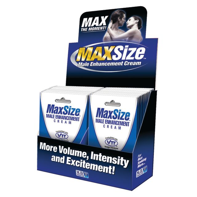 MAX Size Cream 5ml Packet/24ct Display Box