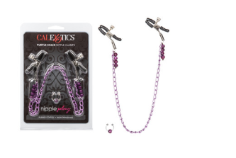 Nipple Play® Purple Chain Nipple Clamps