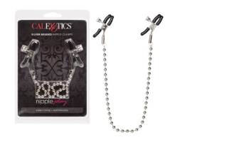 Nipple Play® Silver Beaded Nipple Clamps
