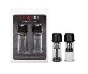 Nipple Play® Vacuum Twist Suckers - Black