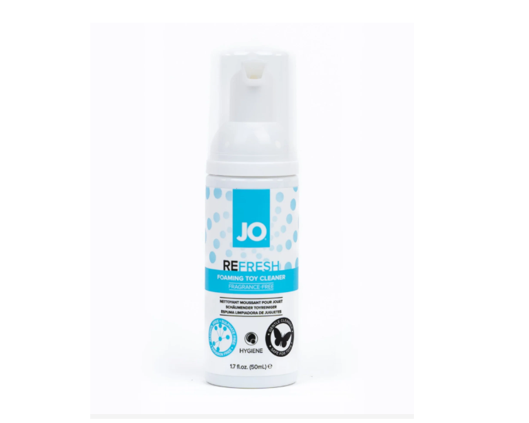 JO Refresh Foaming Toy Cleaner - Fragrance Free - Hygiene 1.7 floz / 50 mL