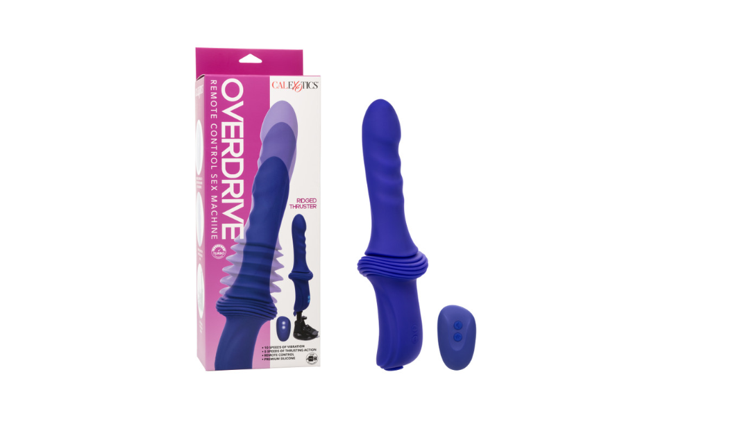Overdrive Remote Control Sex Machine Ridged Thruster