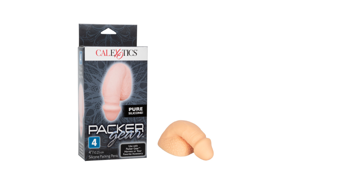 Packer Gear® 4"/10.25 cm Silicone Packing Penis™ - Ivory