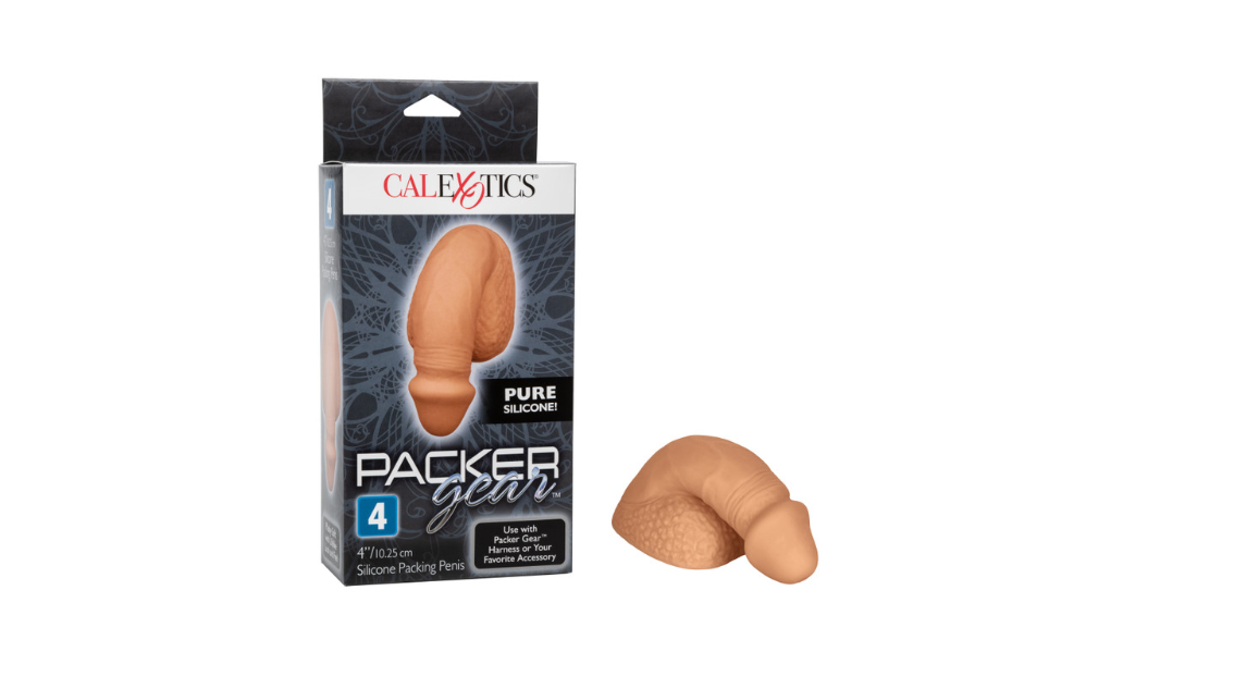 Packer Gear® 4"/10.25 cm Silicone Packing Penis™ - Tan