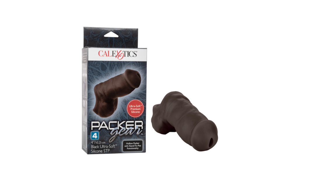 Packer Gear® 4"/10.25 cm Ultra-Soft™ Silicone STP Packer - Black