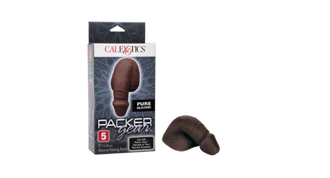 Packer Gear® 5"/12.75 cm Silicone Packing Penis™ - Black