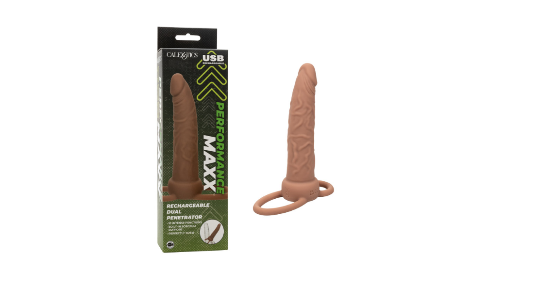 Performance Maxx™ Rechargeable Dual Penetrator - Brown