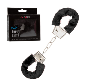Playful Furry Cuffs - Black