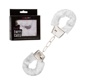 Playful Furry Cuffs - White