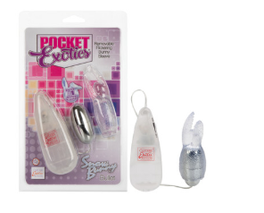 Pocket Exotics® Snow Bunny® Bullet - Clear