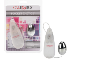 Pocket Exotics® Vibrating Silver Egg