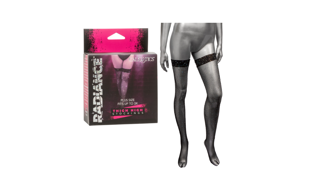 Radiance™ Plus Size Thigh High Stockings