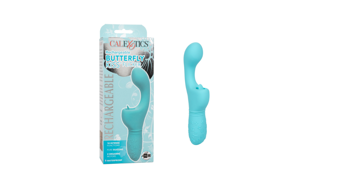 Rechargeable Butterfly Kiss® Flicker - Blue