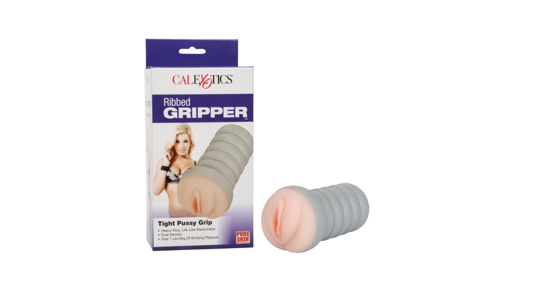 Ribbed Gripper™ Tight Pussy Grip - Ivory