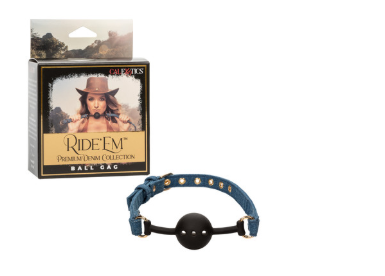 Ride 'em™ Premium Denim Collection Ball Gag