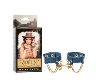 Ride 'em™ Premium Denim Collection Wrist Cuffs