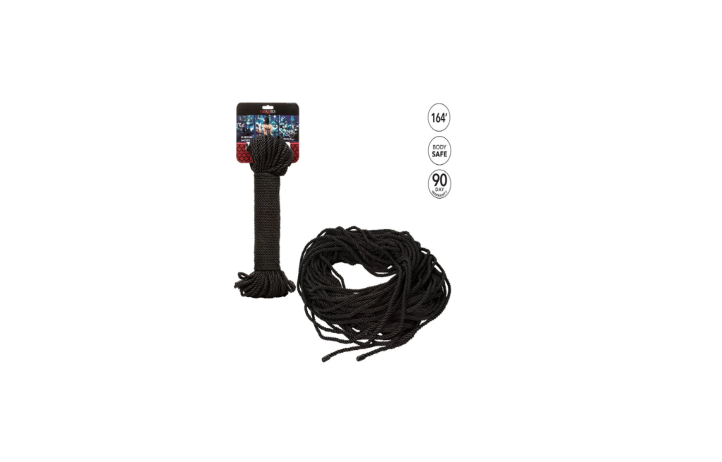 Scandal® BDSM Rope 164'/50 m - Black