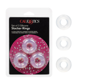 Set of 3 Silicone Stacker Rings