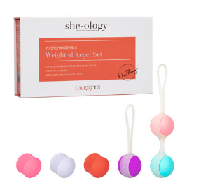She-ology® Interchangeable Weighted Kegel Set