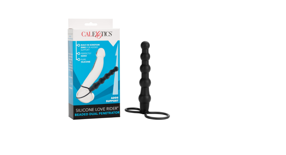 Silicone Love Rider® Beaded Dual Penetrator™